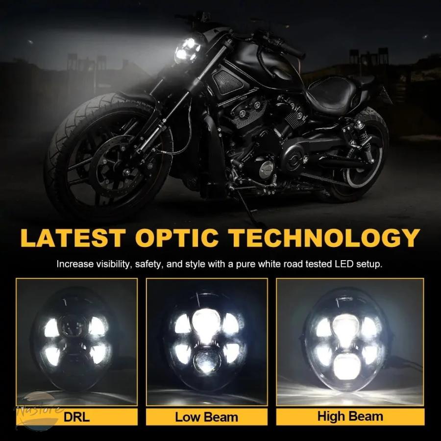 並行輸入品 ハーレーダビッドソン バイク ヘッドライト harley