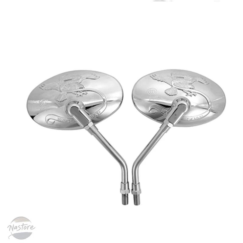 並行輸入品 ロイヤルエンフィールド バイク ミラー レトロバック 8/10 mmサイド汎 royal カスタムパーツ 部品 アクセサリー