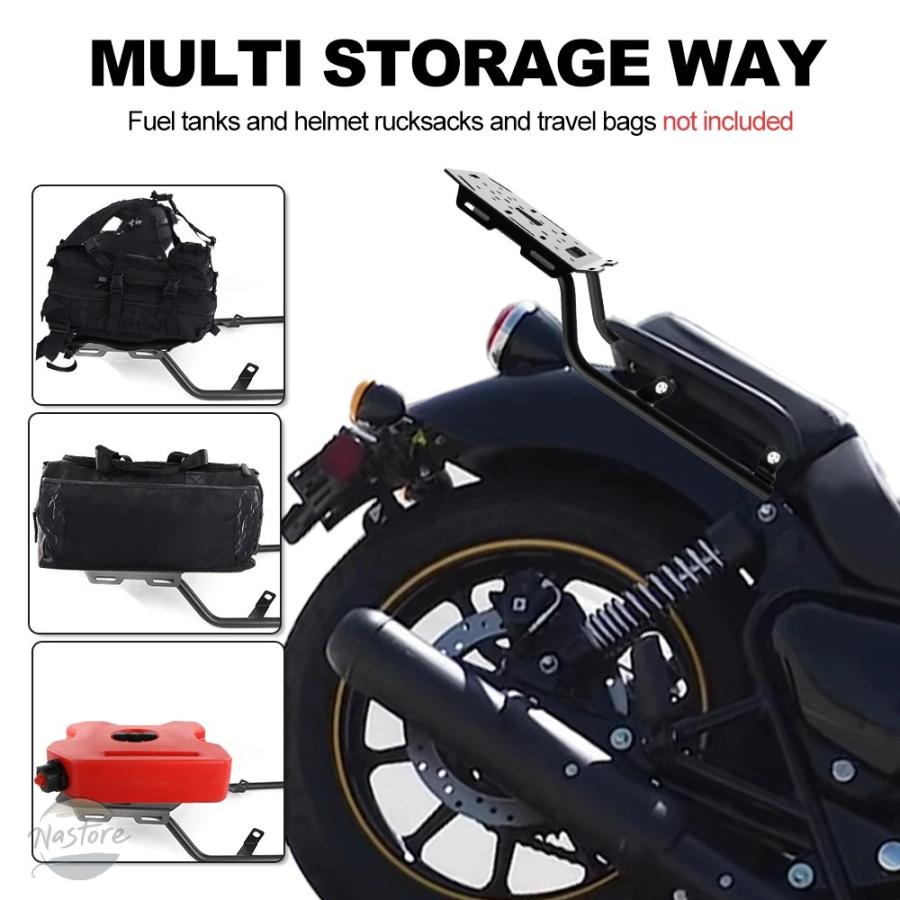 並行輸入品 ロイヤルエンフィールド バイク キャリア royal enfieldメテオ 350 2021-24 2025 カスタムパーツ 部品 アクセサリーの画像