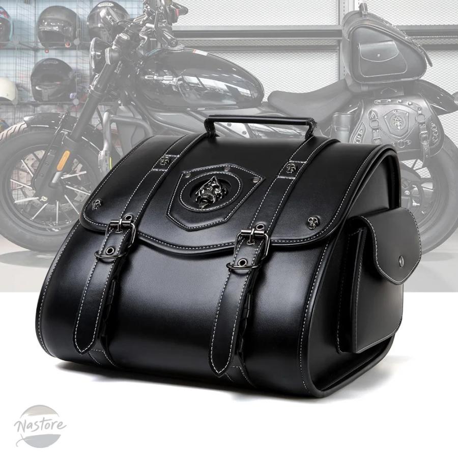 並行輸入品 トライアンフ バイク puレザーリアシートバッグ バッグ ハーレー triumph カスタムパーツ 部品 アクセサリー_6