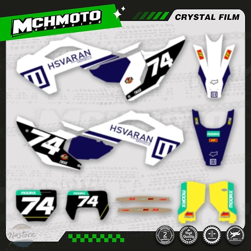 並行輸入品 グラフィックデカールステッカーキット ハスクバーナ te fe 