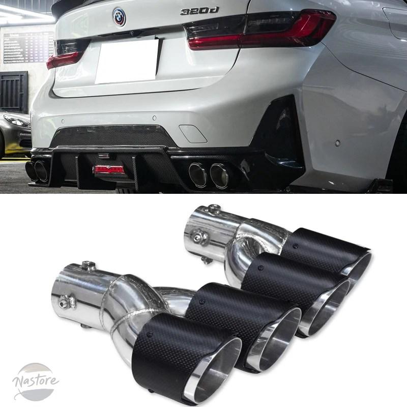 Msport、G20 318i G21 スポーツマフラー 320i G21 G20  320i ALLZU - マフラー取付！ Msportに3DDesign パーツ