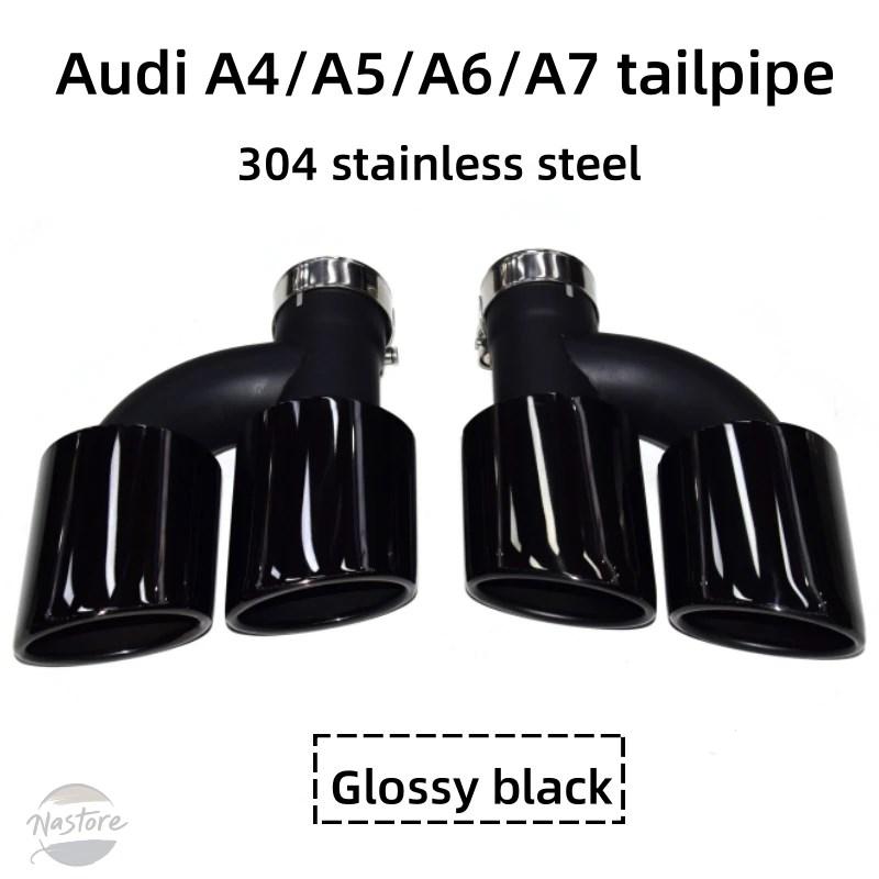 並行輸入品 アウディ a4 マフラー 2個/セット デュアルアウト