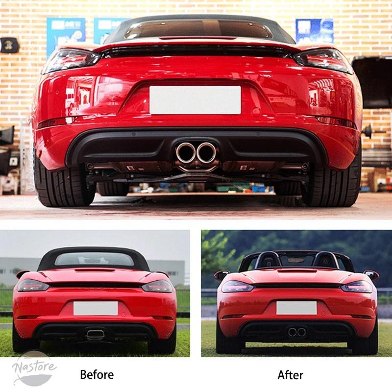 並行輸入品 ポルシェ マフラー エキゾースト ダブルカーチップ Porche