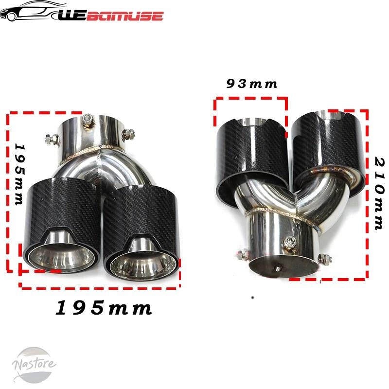 並行輸入品 BMW g23 マフラー カーボン製排気口 m440i g20 g21 m340i