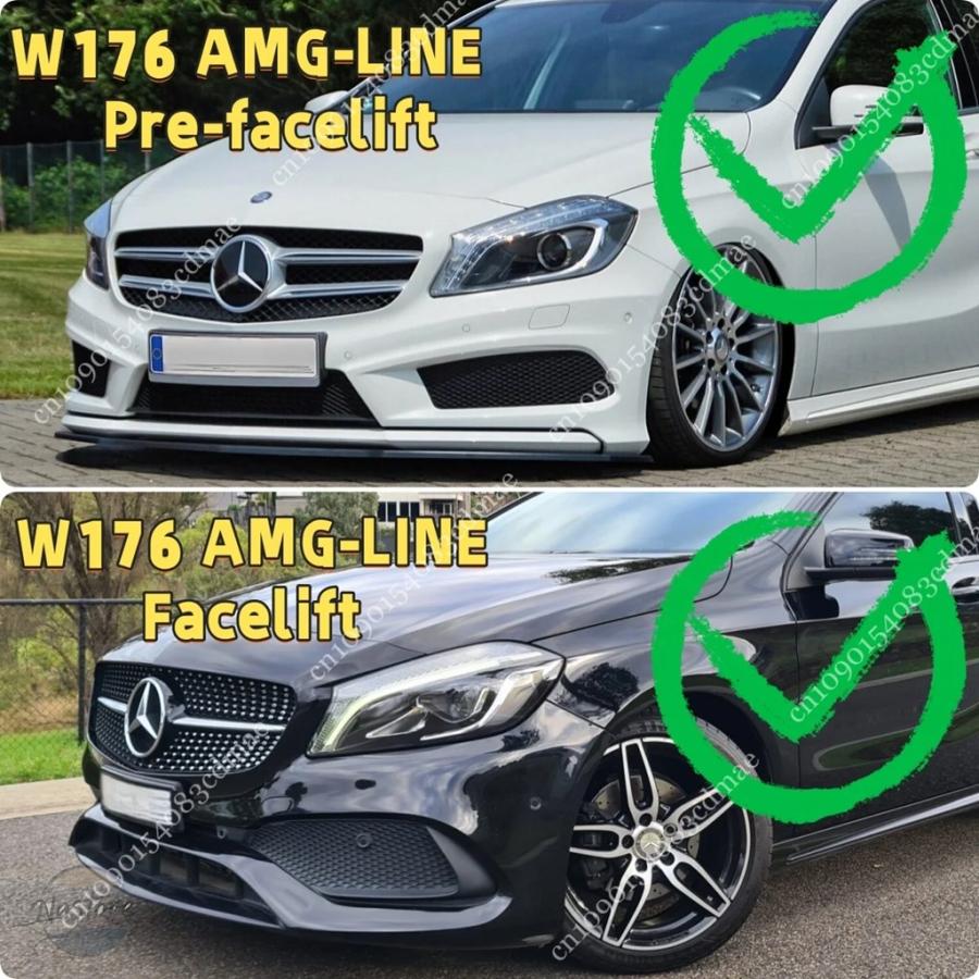 並行輸入品 w176 スポイラー リップ メルセデス ベンツ a クラス amg
