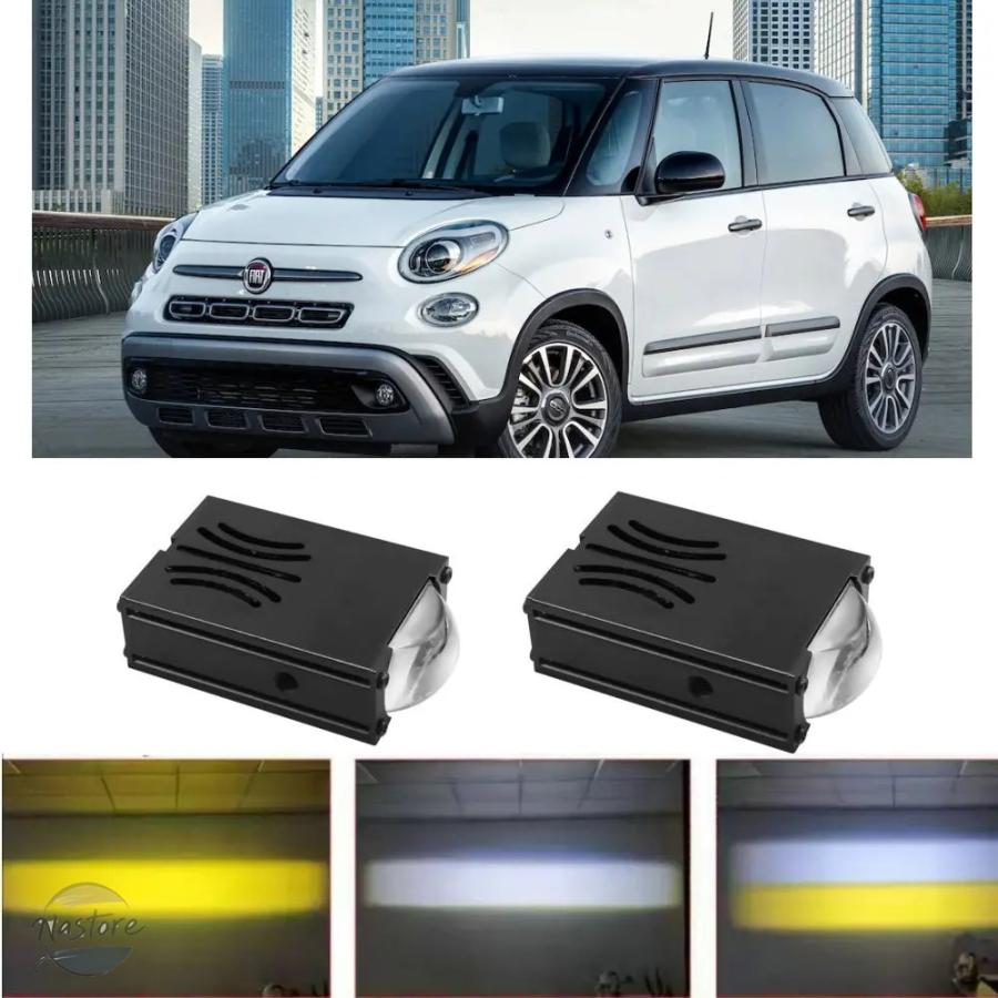 並行輸入品】フィアット グリル フォグランプ マウント ホワイト