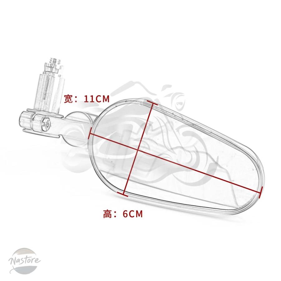 並行輸入品 ホンダ crf250l バイク ミラー africa twin crf1000l