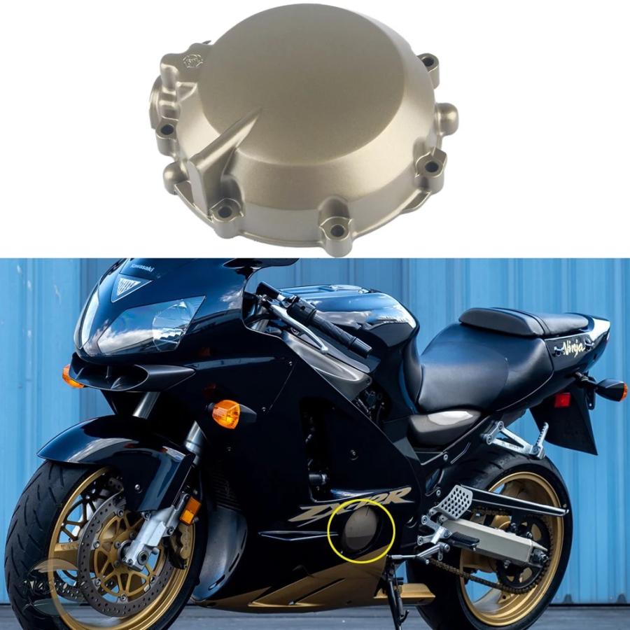 ロードバイク　装備 並行輸入品 zx12r カワサキ カバー エンジン 左側アルミステーター