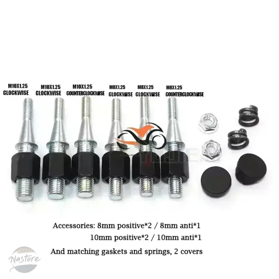 並行輸入品 バイク ミラー 調整可能なサイド汎用的な shiver shiver汎用バック 750 900 カスタムパーツ 部品 アクセサリーの画像