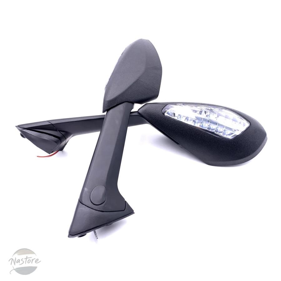 並行輸入品 ドゥカティ バイク ミラー led ウィンカー リアビュー 