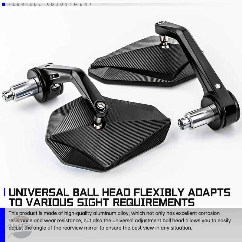 並行輸入品 バイク ミラー ハンドル アクセサリー カスタム 2個入り バック 17-22mm カスタムパーツ 部品 アクセサリーの画像