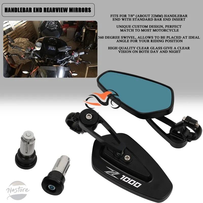 並行輸入品 z1000 カワサキ バイク ミラー ハンドル 7/8インチ 22mm