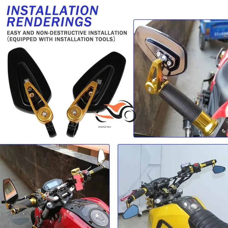 並行輸入品 z1000 カワサキ バイク ミラー ハンドル 7/8インチ 22mm