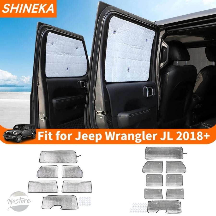 並行輸入品 ジープ カバー アクセサリー カスタム ラングラー 窓 サン