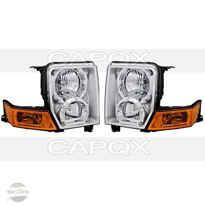 並行輸入品 ジープ ヘッドライト 1ペア フロント バンパー ヘッド