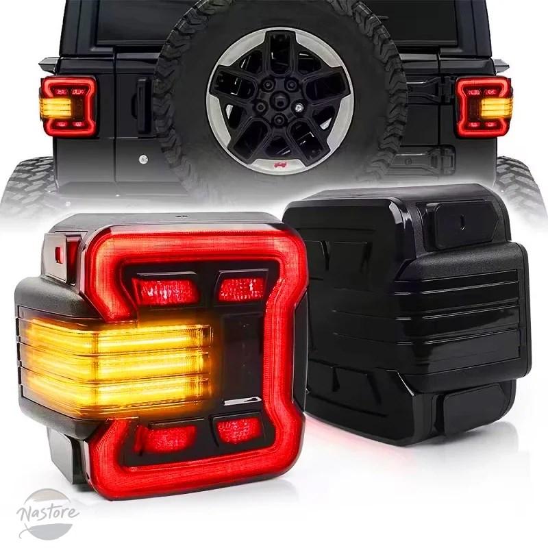 ジープ ラングラーJK リア LED テールライト カスタムパーツ アウドア ジープ ラングラーJK 2007-2016 リア LED 左右 セット 「クリアレンズ