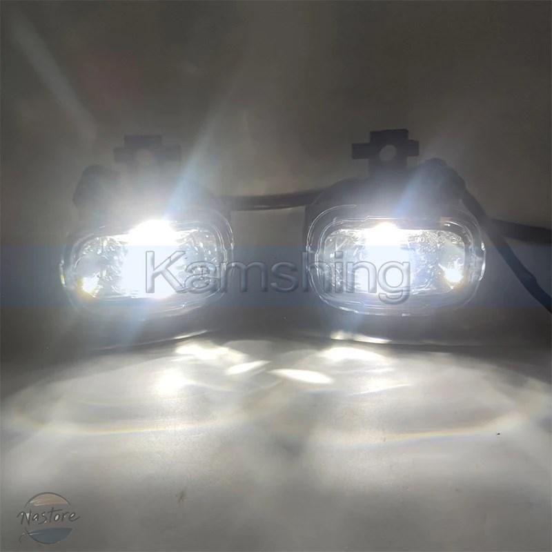 並行輸入品 日産 フォグランプ kamshing 1セット ledフロント バンパー フォグライト qashqai カスタムパーツ 部品 アクセサリーの画像
