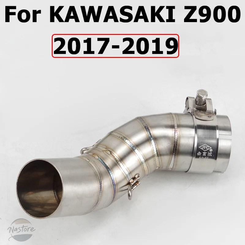 並行輸入品 z900 カワサキ バイク リップ マフラー ミドル パイプ 排気リンク カスタムパーツ 部品 アクセサリーの画像