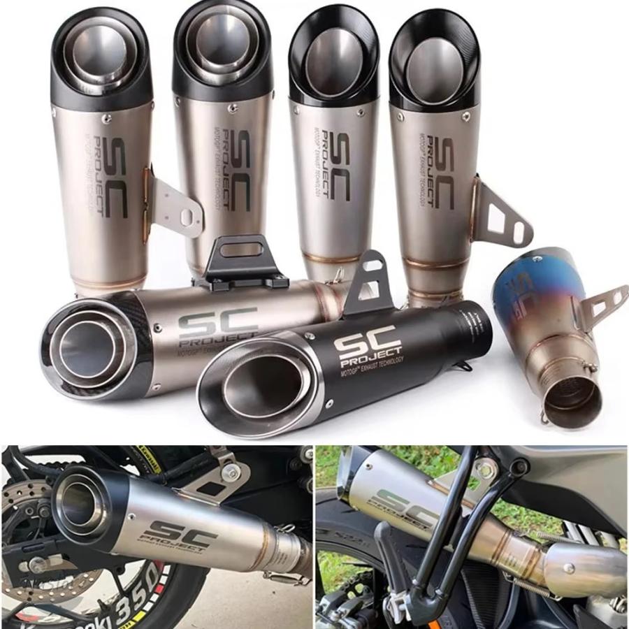 並行輸入品 z250 カワサキ バイク マフラー 51 60mm 2層3層 排気sc