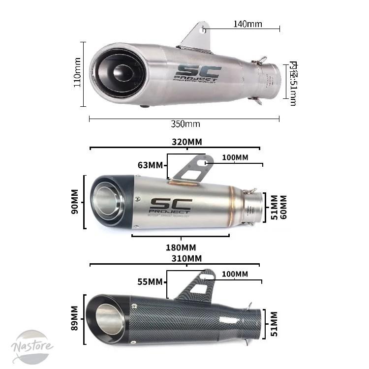 並行輸入品 z250 カワサキ バイク マフラー 51 60mm 2層3層 排気sc