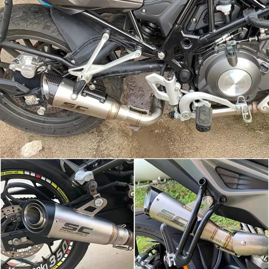 並行輸入品 z250 カワサキ バイク マフラー 51 60mm 2層3層 排気sc