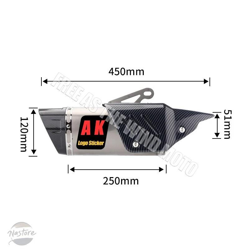 並行輸入品 z400 バイク マフラー カスタムパーツ カスタム 51mm 汎 akninjia250 400 900 cbr300 r3 カスタムパーツ 部品 アクセサリー_13