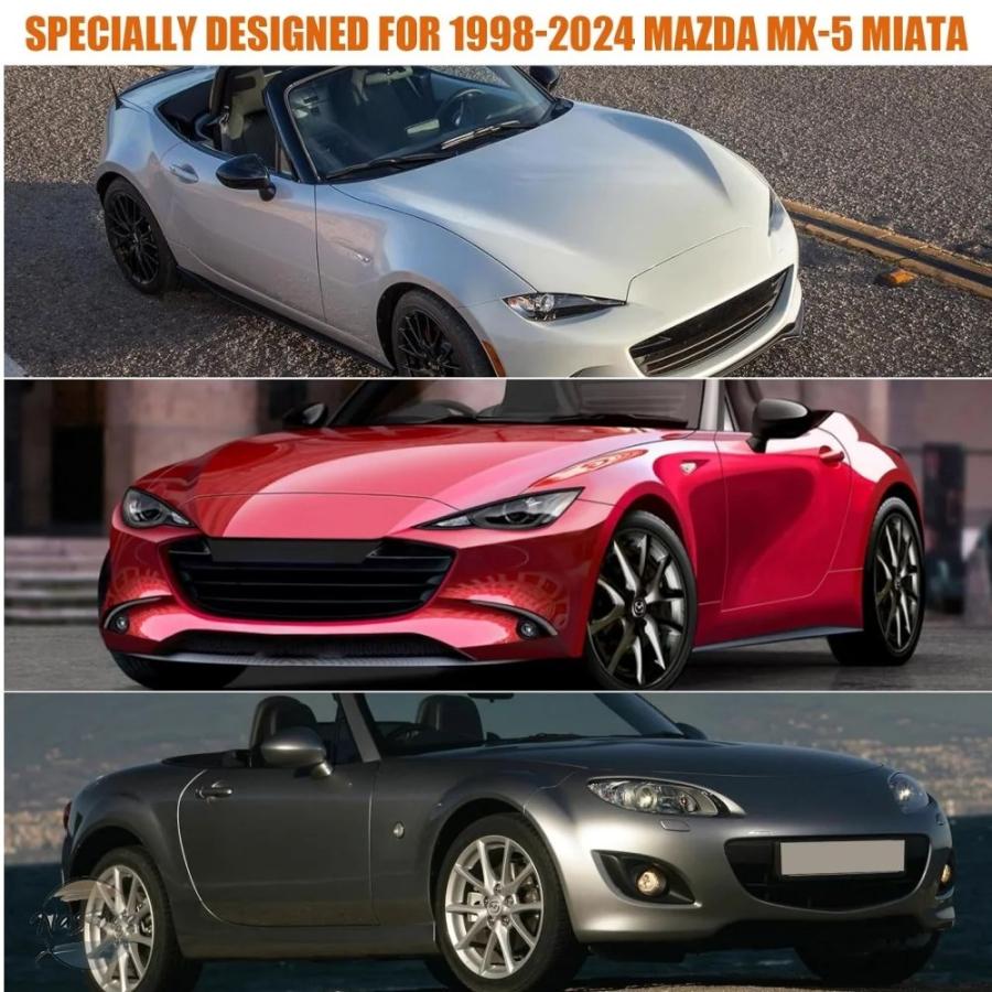 並行輸入品 マツダ カバー カスタム フィット 210t 防水 カー ミアータ/mx 5 1998 2024年式 カスタムパーツ 部品 アクセサリー_5