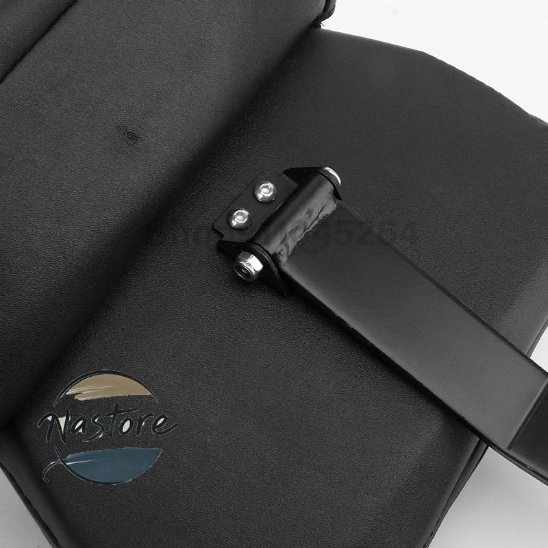 並行輸入品 バイク キット 部品 カスタムパーツ アクセサリー レザーバックレスト ブラックレザーシート アウトドア 2010 2017ロードモデル 10 14_17