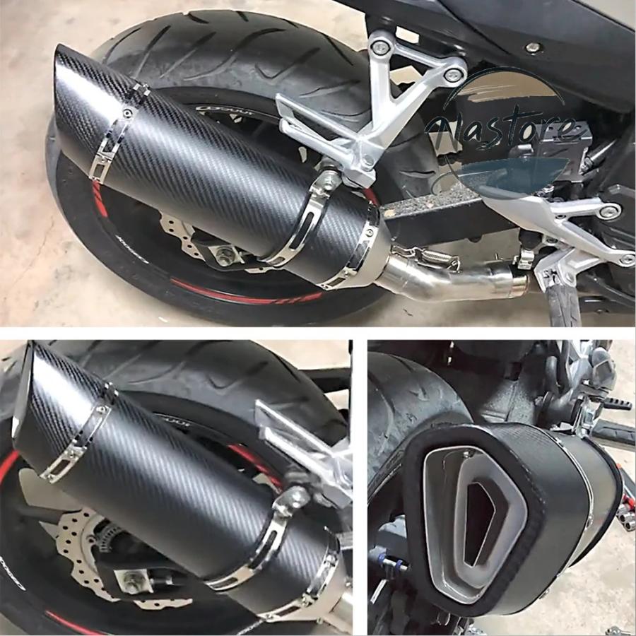 並行輸入品 バイク マフラー 部品 カスタムパーツ アクセサリー カワサキ er6n 2006-2011 51mmの画像