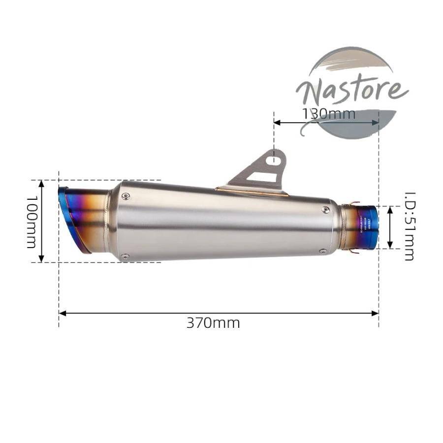 並行輸入品 バイク マフラー 排気ダブルアウトレットミドルテールリンクパイプステンレスミッドチューブ2つ 470mmカーボン接続r1 2009-20_3