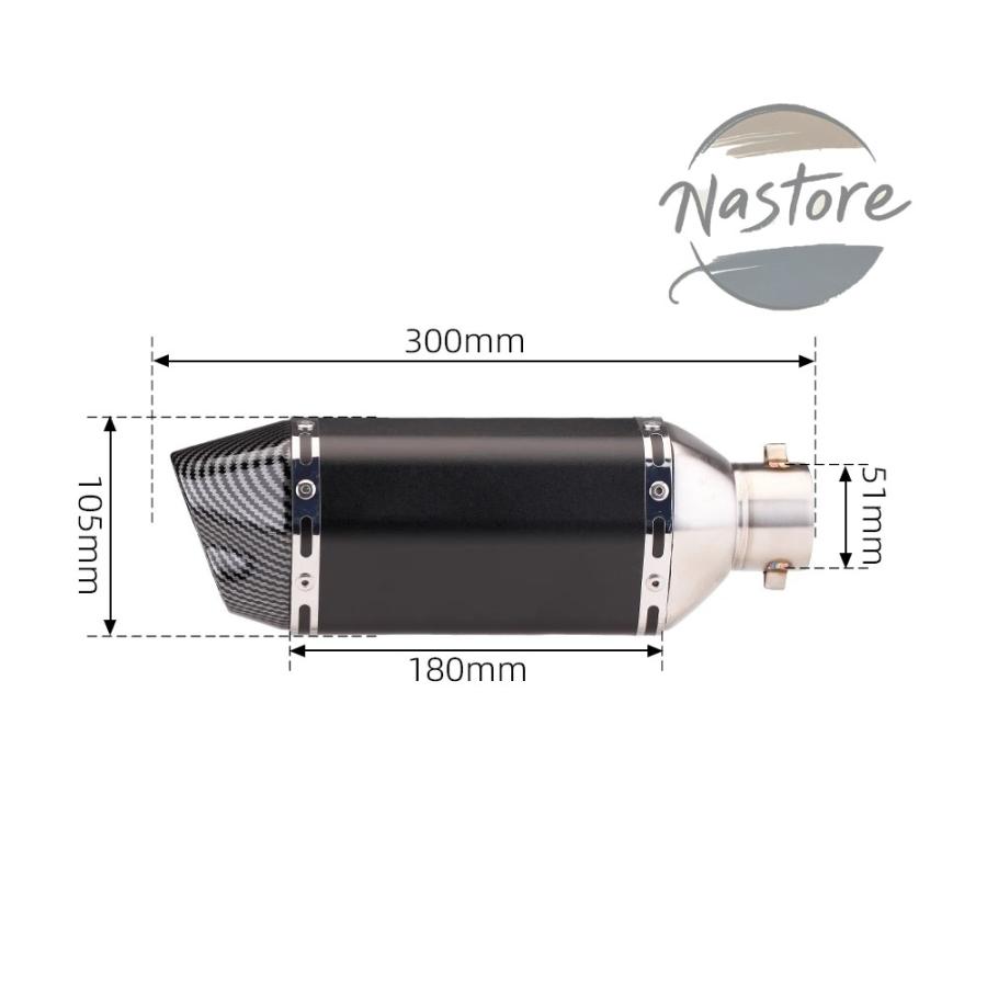並行輸入品 s1000rr バイク マフラー 汎 レーシング 51mm 排気 
