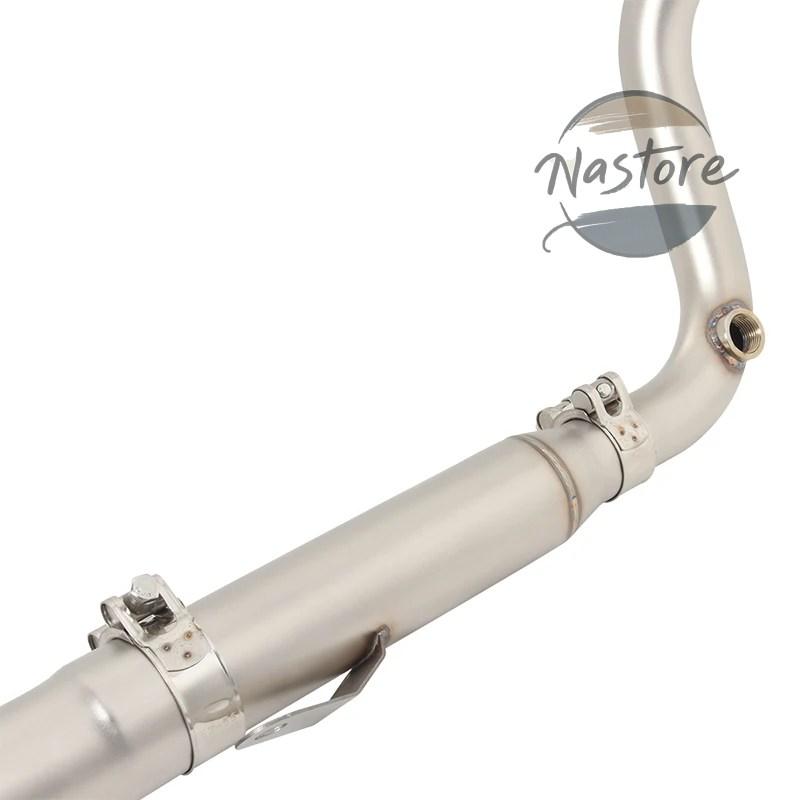 並行輸入品 cf500sr バイク リップ マフラー 500sr 2024 2025 接続 スオン 排気エスケープシステム ステンレス ミドルリンクパイプ カスタムパーツ 部品_3