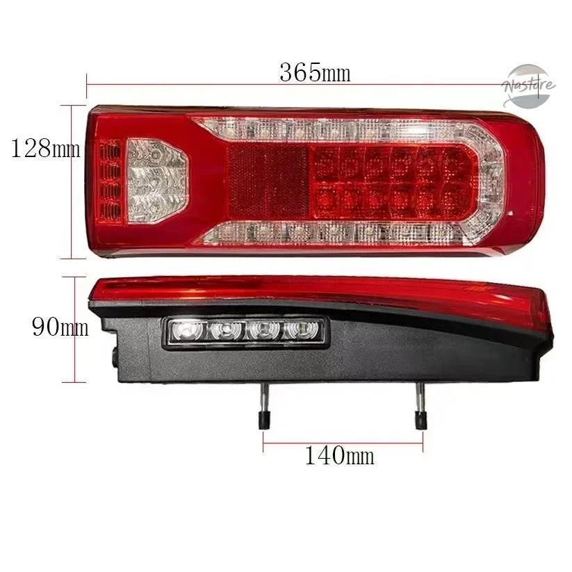並行輸入品 1 pcs 24v ledトラックテールランプ ベンツトラック actros