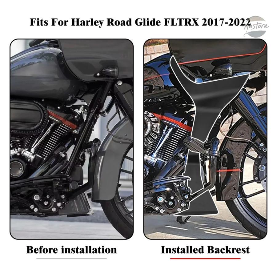 並行輸入品 バイク カバー フェアリングスポイラー ブラックチン