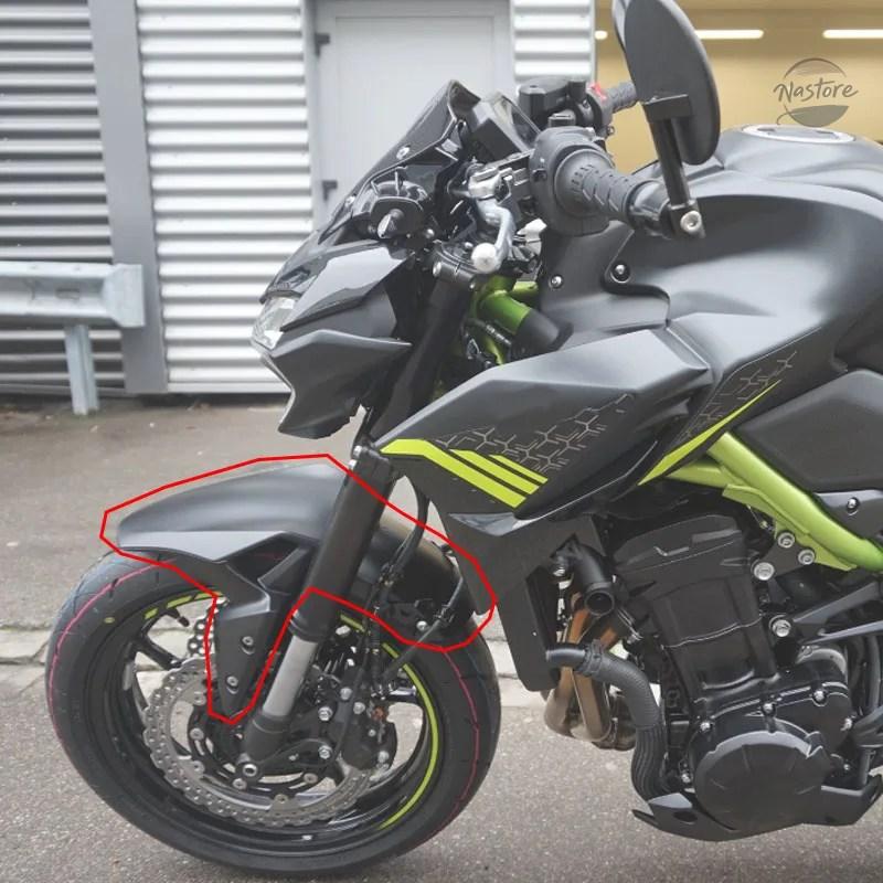 並行輸入品 バイク カバー フロント ホイール ガード カスタムパーツ 2024年型z900 マッドフェンダースプラッシュプロテクターアクセサリー カワサキ z 部品_6