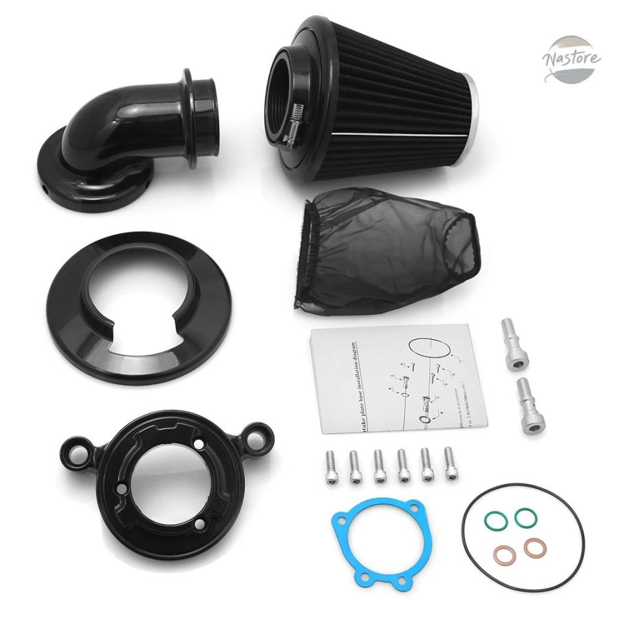 並行輸入品 キット フィルター カットコーンエアクリーナーインテーク ハーレースポーツスターXL883 XL1200 IRON 883 1200 48_8