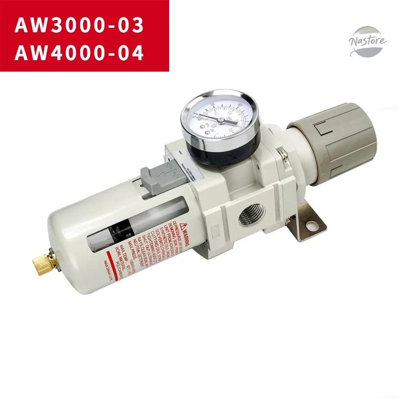 並行輸入品 フィルター AW2000 AW3000 AW4000 エア圧レギュレーター エアハンドリング エア圧バルブ 減圧弁の画像