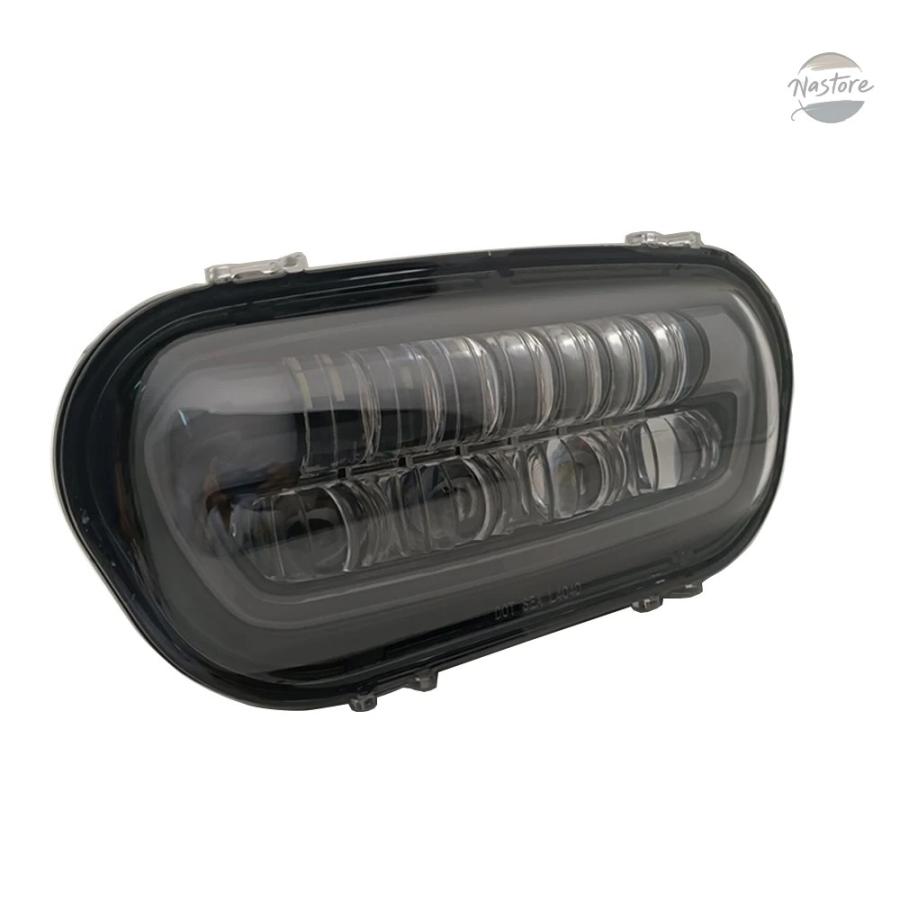 並行輸入品 キット ヘッド ハーレー ダイナ ファットボブ DOT LED ライト アセンブリ DRL カスタムパーツ パーツ アクセサリーの画像