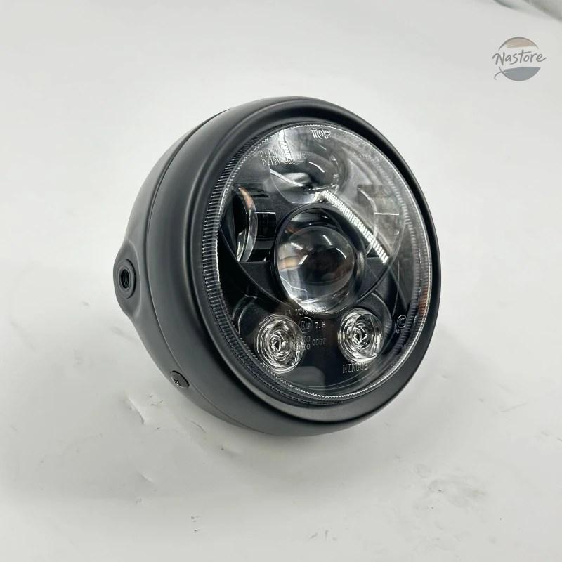 並行輸入品 バイク カスタムパーツ ヘッド ライト LED ブラック MUTT MPT 1432 カスタムパーツ パーツ アクセサリー_2