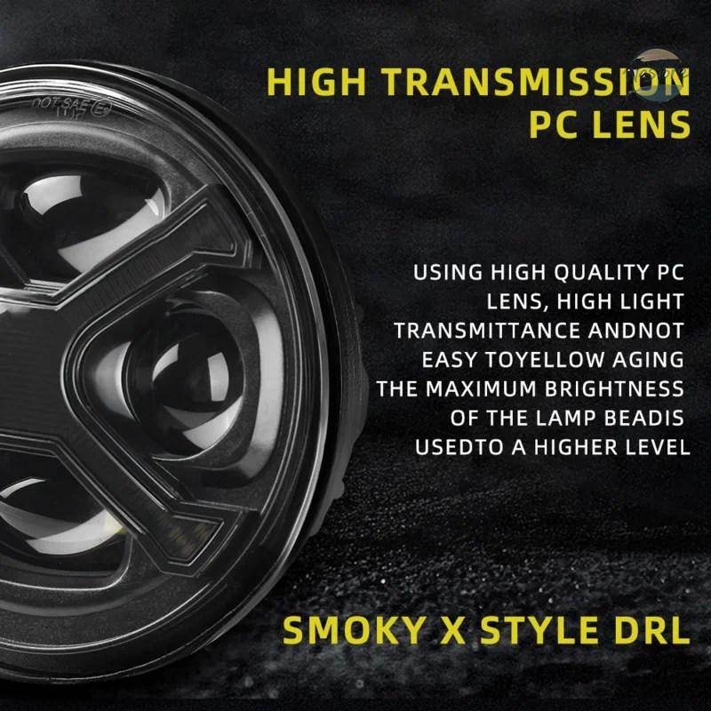 並行輸入品 ホンダ CC110 ヘッド 5.75インチ LEDライト クロスカブ110