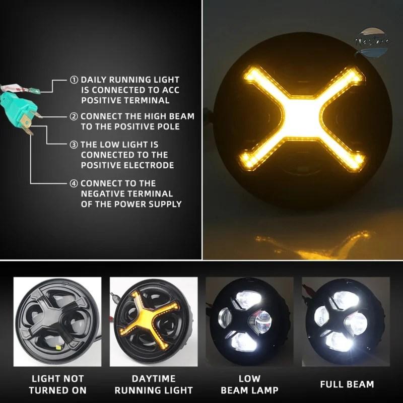 並行輸入品 ホンダ CC110 ヘッド 5.75インチ LEDライト クロスカブ110