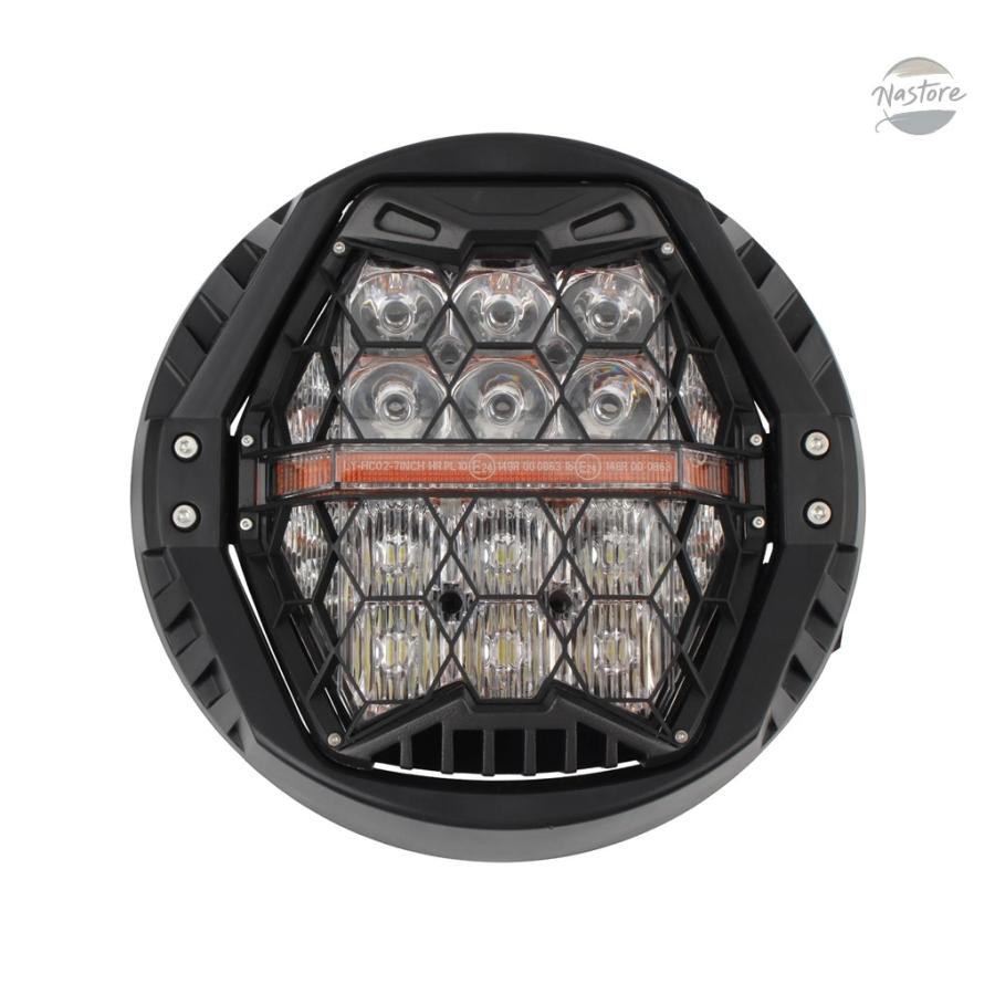 ブランド登録なし - 並行輸入品 自動二輪車 付属品 カスタム一部分 上端 7in LED PE ともし火 DRL カスタム一部分 一部分 付属品