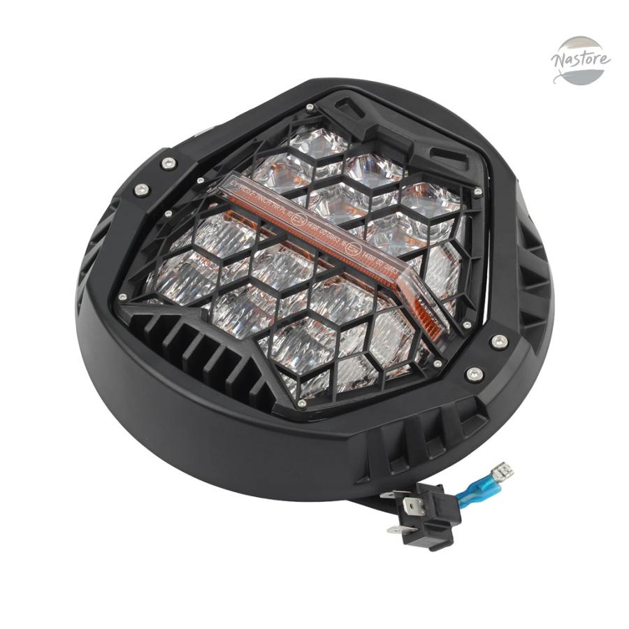 ブランド登録なし - 並行輸入品 自動二輪車 付属品 カスタム一部分 上端 7in LED PE ともし火 DRL カスタム一部分 一部分 付属品