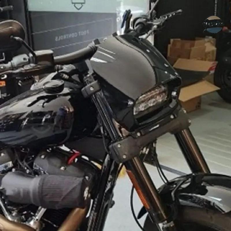 並行輸入品 M8 バイク カバー フロント ヘッド LEDライト アセンブリ ハイロービーム + カスタムパーツ パーツ アクセサリー_6