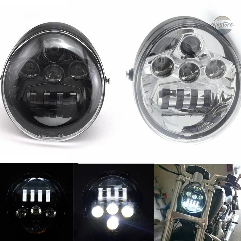 並行輸入品 バイク ヘッド V RODマッスルナイトロッド LEDライト ホワイトエンジェルアイ カスタムパーツ パーツ アクセサリー_11