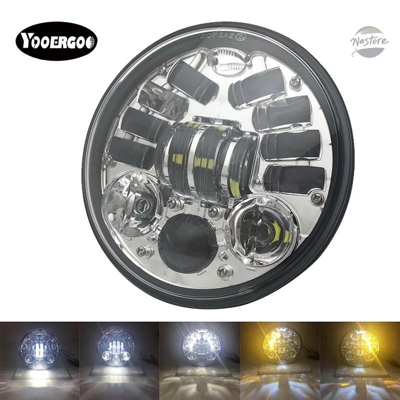 並行輸入品 トライアンフ バイク ヘッド 2X 5.75インチ LED DRL HALO ライト ROCKET III 3 SPEED カスタムパーツ パーツ アクセサリー_7