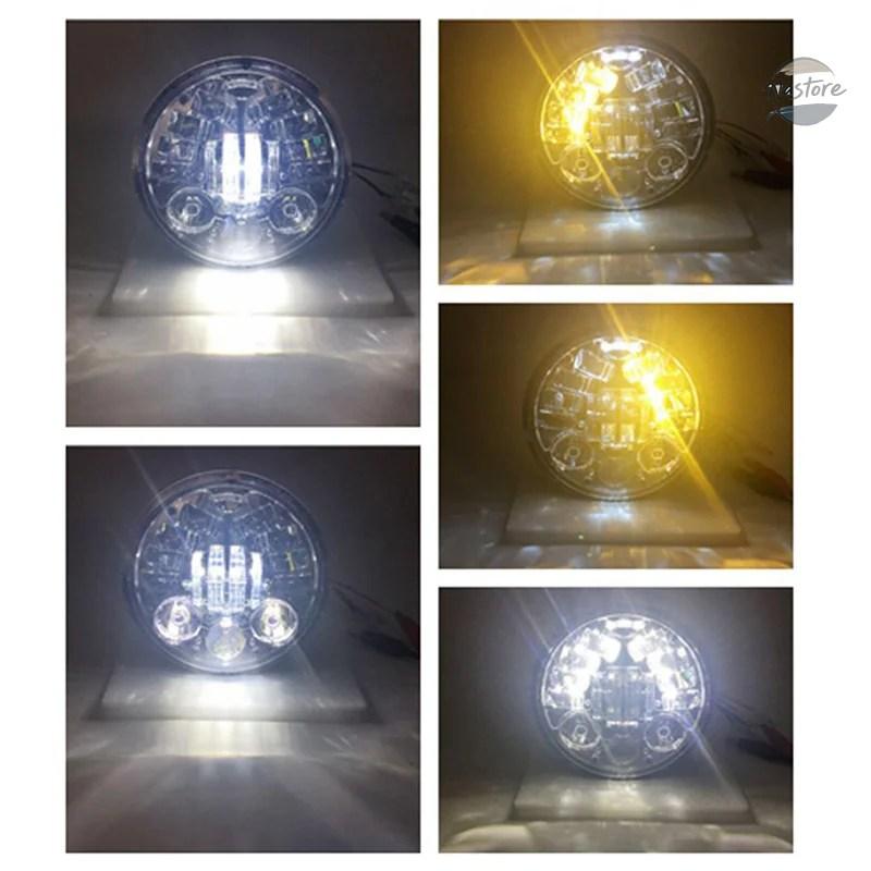 並行輸入品 トライアンフ バイク ヘッド 2X 5.75インチ LED DRL HALO ライト ROCKET III 3 SPEED カスタムパーツ パーツ アクセサリー_9