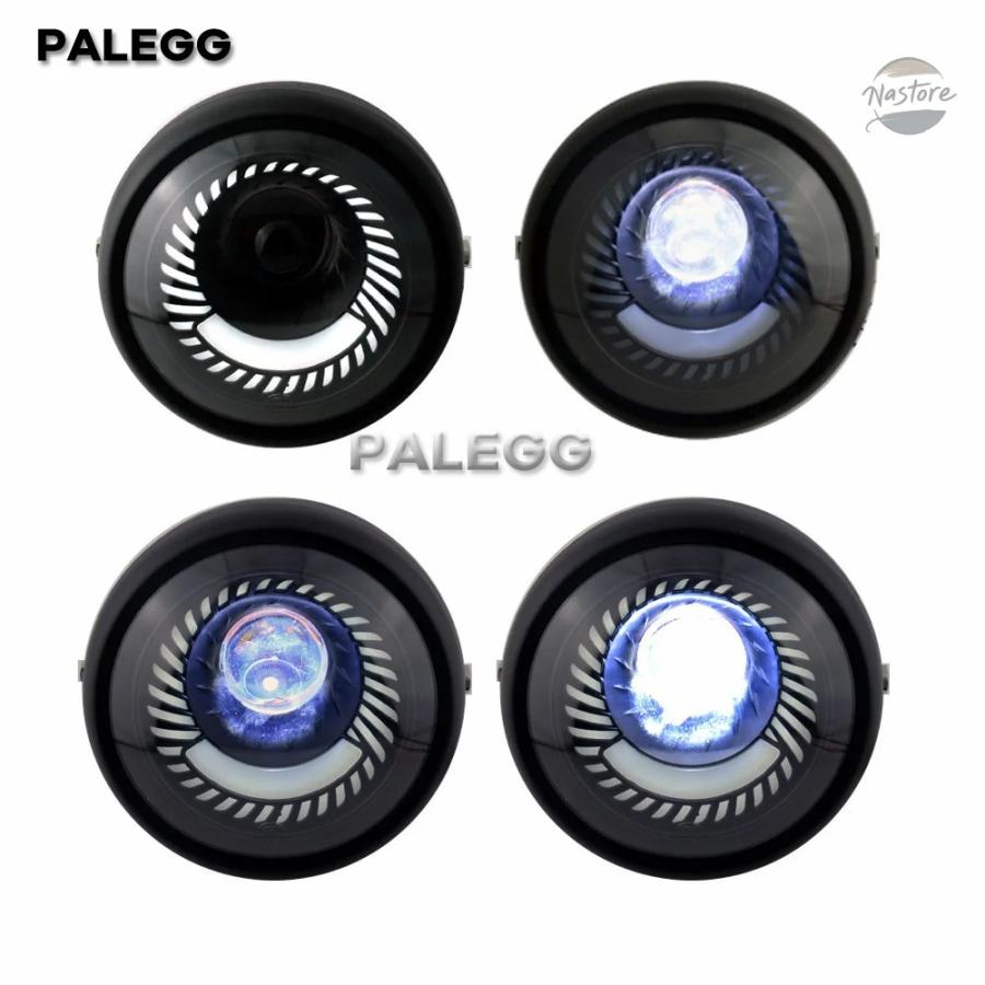 並行輸入品 バイク カバー ヘッド 6.5インチ ライト LED ラウンド ヘッドランプ メッシュ カスタムパーツ パーツ アクセサリーの画像