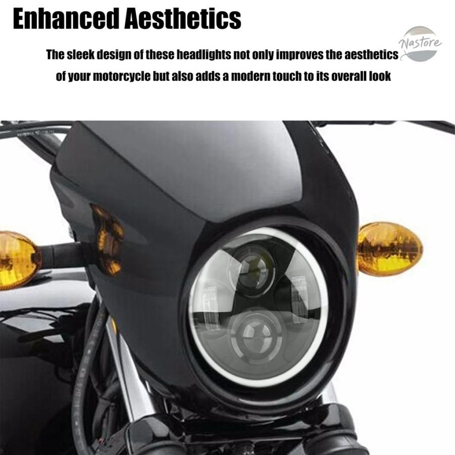 並行輸入品 CG125 スズキ バイク アクセサリー カスタム ヘッド HONGDA 汎 5.7インチ ライト カスタムパーツ パーツ アクセサリーの画像